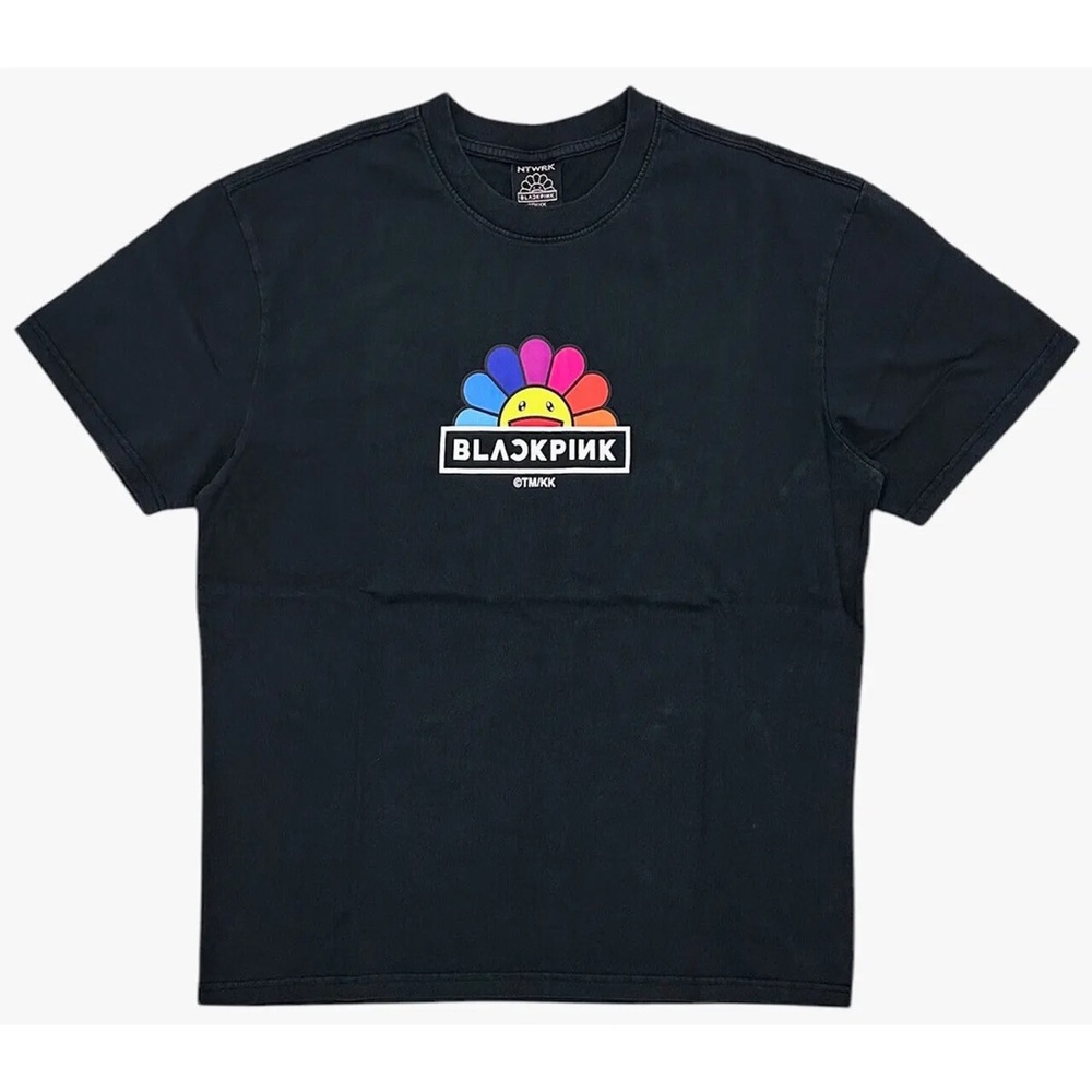 MURAKAMI X BLACKPINK SIZE SMALL BLACK TEE (RARE)